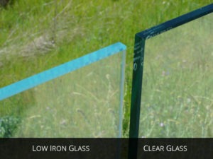Traditional Clear Glass Opposed to Low Iron Glass