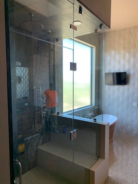 Steam Shower Doors Shower Doors Las Vegas A Cutting Edge Glass