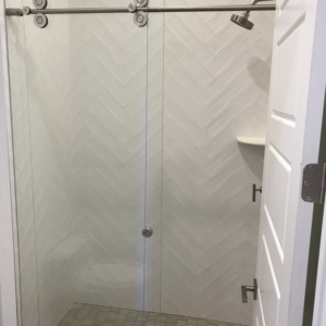 Frameless Slider Shower Doors